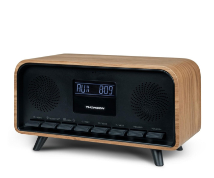 Głośnik przenośny Thomson COSY Bluetooth Radio FM Alarm LCD 30W bezprzewodowy